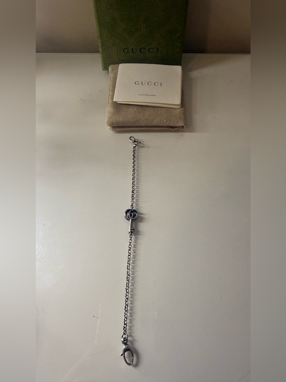 GG Marmont key charm bracelet - Picture 4 of 9